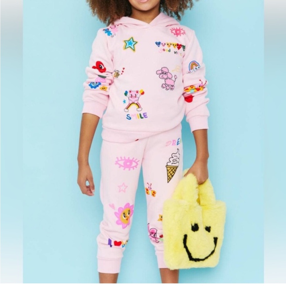 Lola and the boys NWT fleece hoodie and jogger set